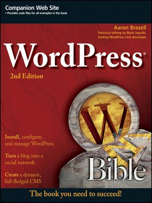 cover image of WordPress Bible